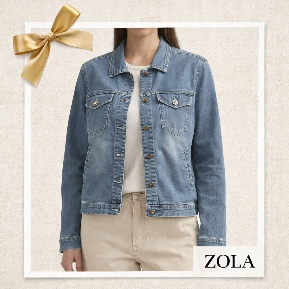 Zola Denim Jacket XXL Cropped Blue